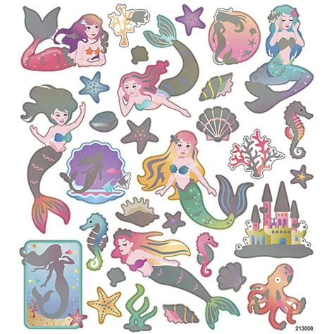 Printable Mermaid Stickers